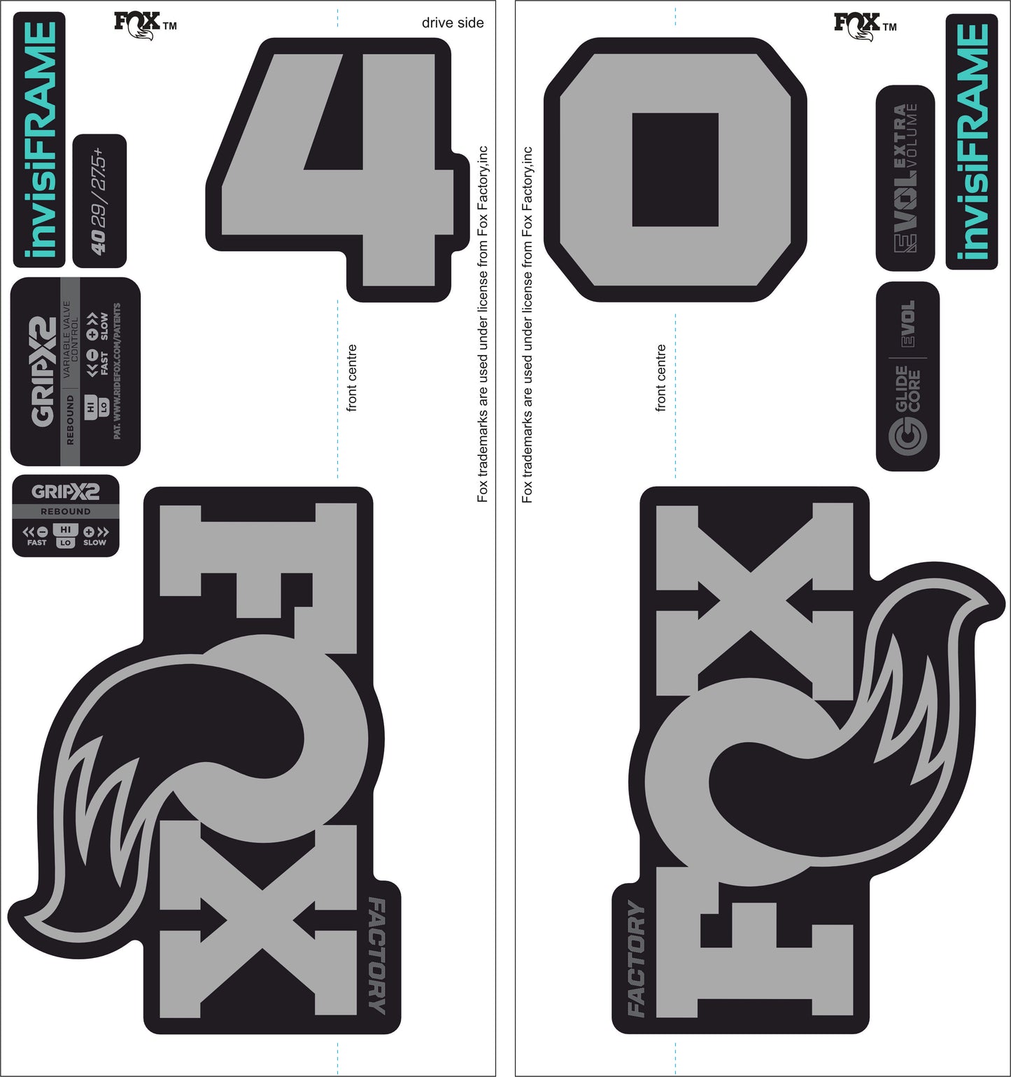 Fox 40 Factory 2027 Decals