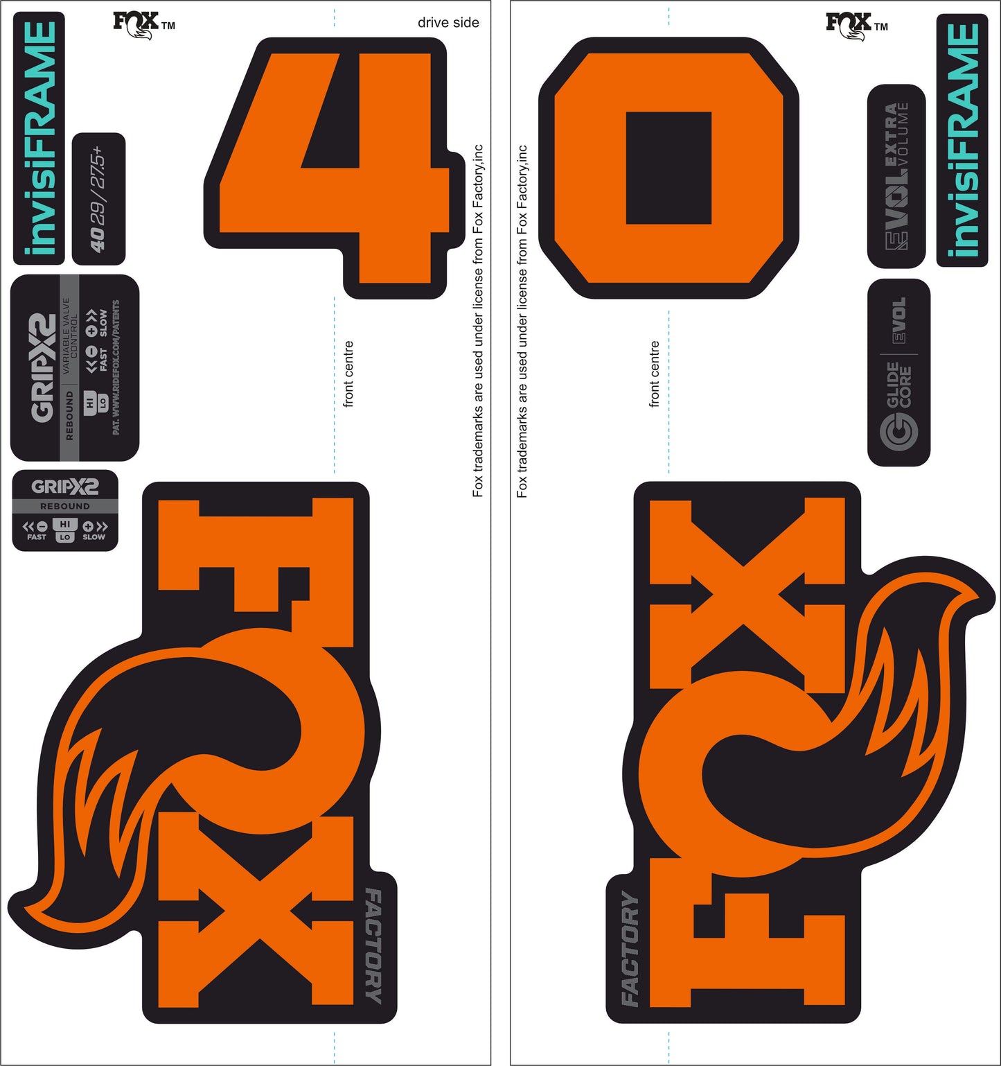 Fox 40 Factory 2027 Decals