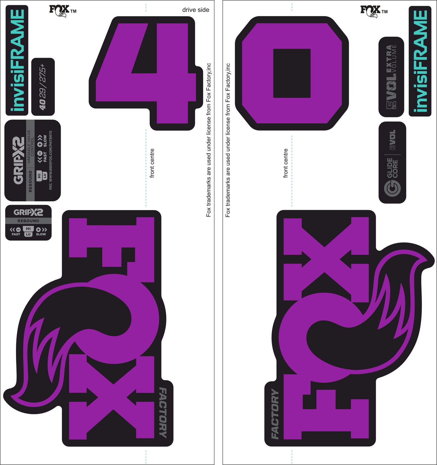 Fox 40 Factory 2027 Decals