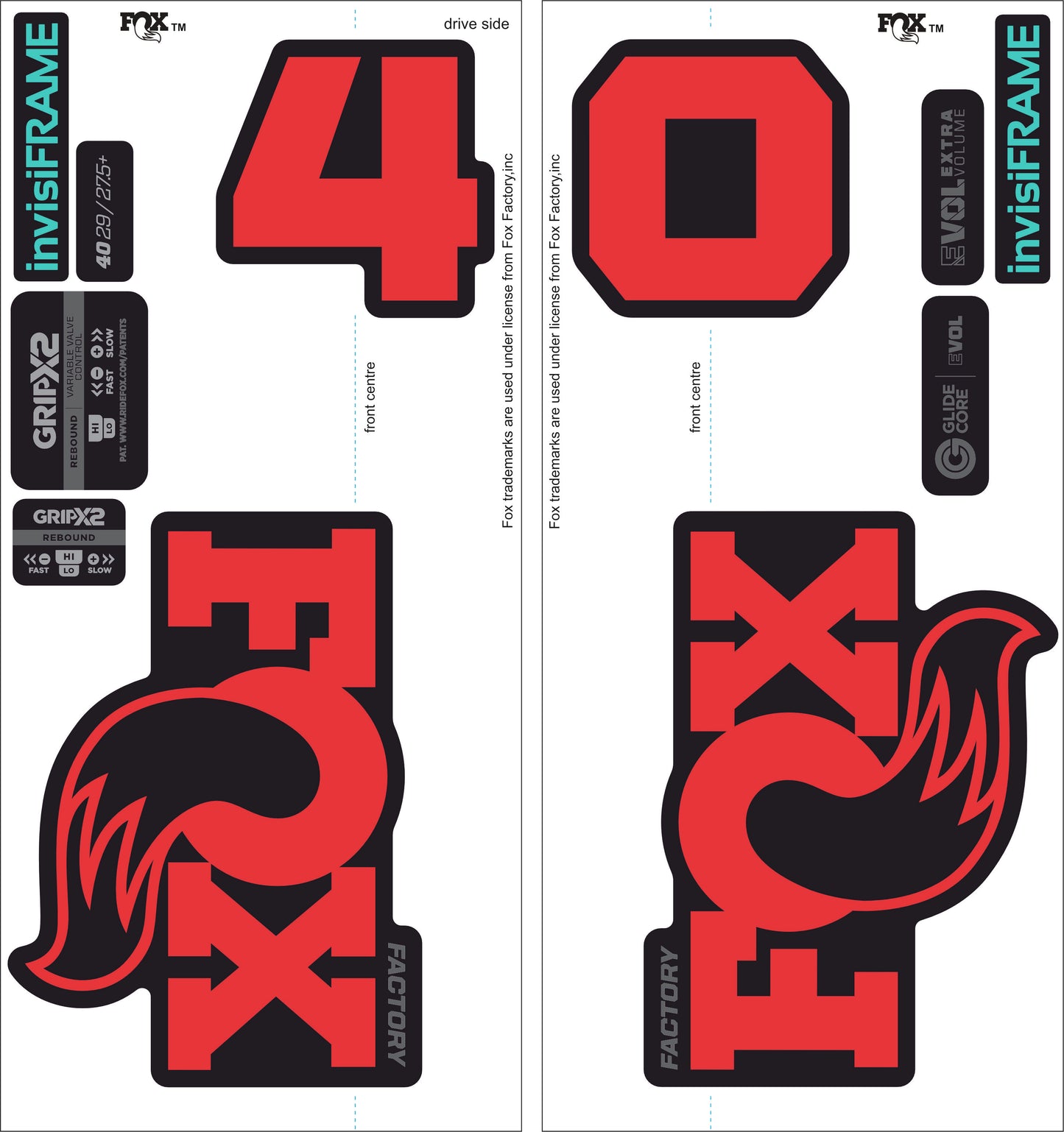 Fox 40 Factory 2027 Decals