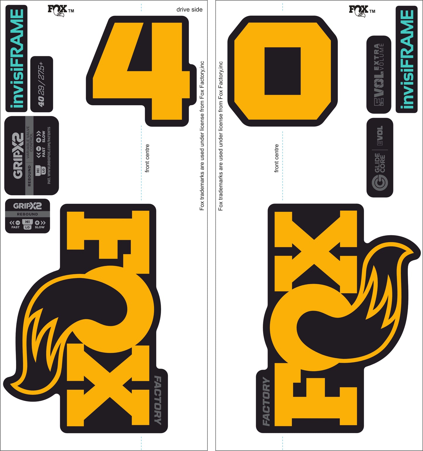 Fox 40 Factory 2027 Decals