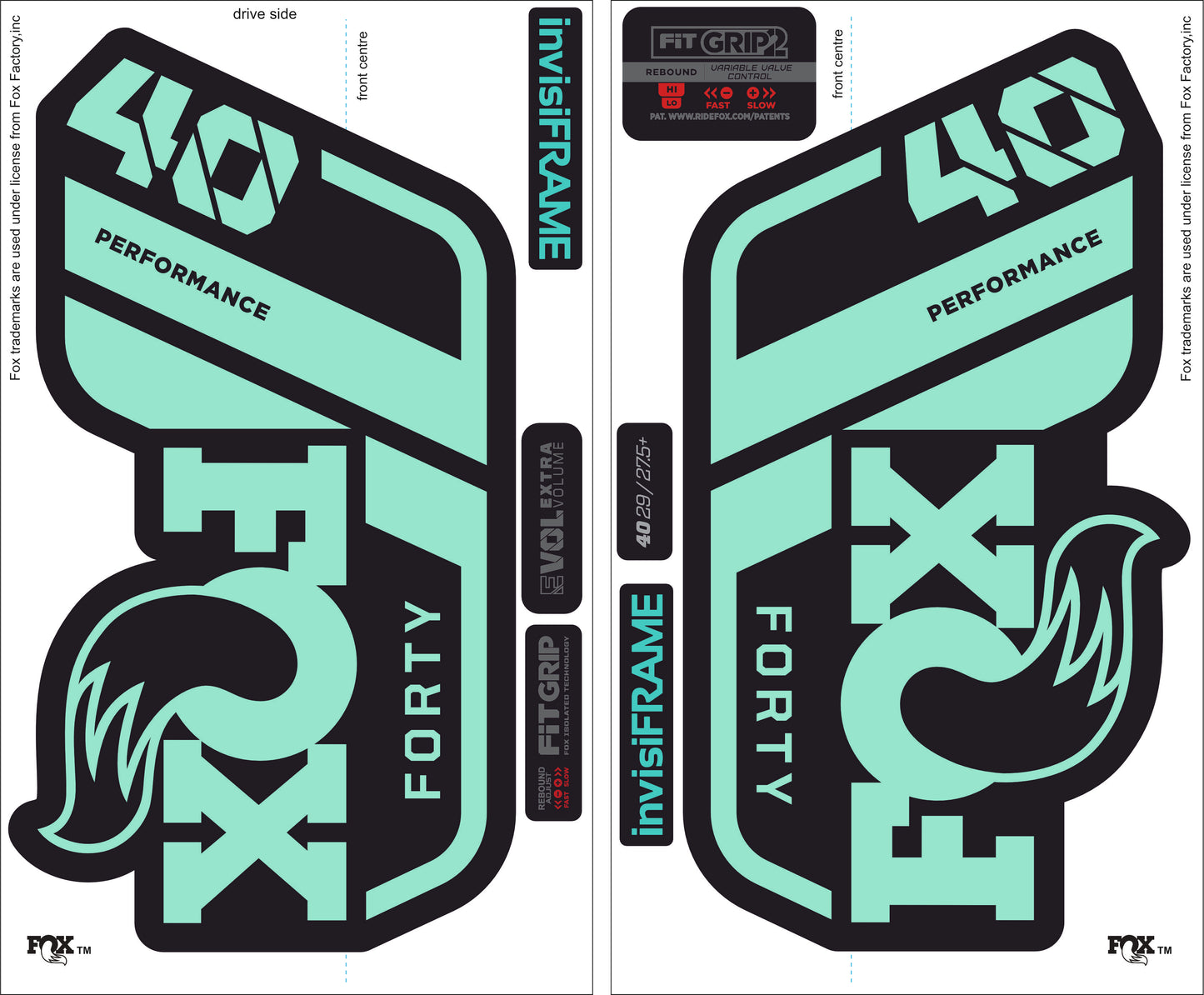 Fox 40 Performance 2021 Decals