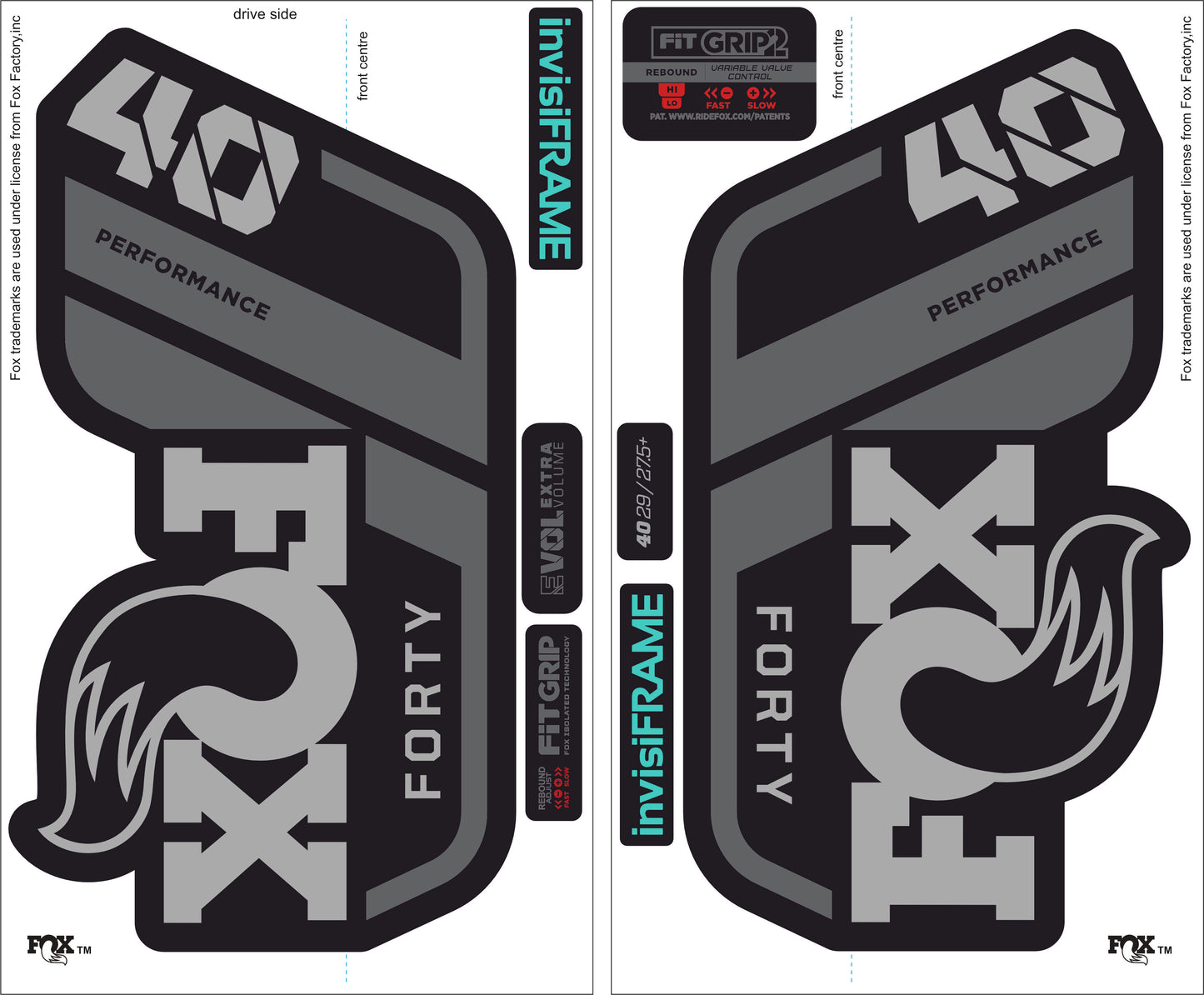 Fox 40 Performance 2021 Decals