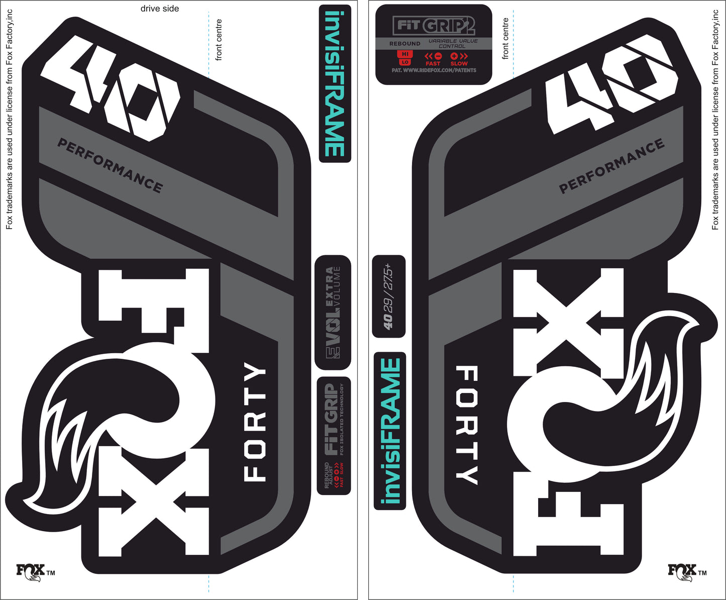 Fox 40 Performance 2021 Decals