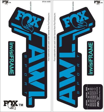 Fox AWL SPORT 2025 Decals