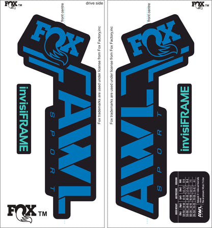 Fox AWL SPORT 2025 Decals