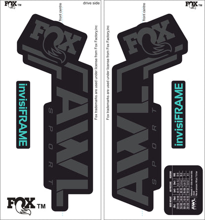 Fox AWL SPORT 2025 Decals