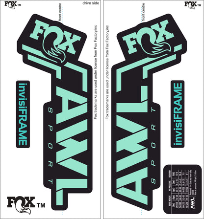 Fox AWL SPORT 2025 Decals