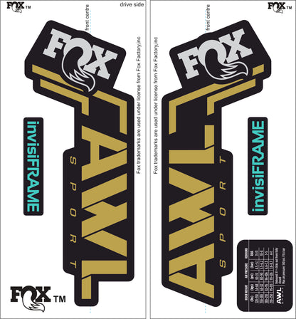 Fox AWL SPORT 2025 Decals