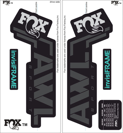 Fox AWL SPORT 2025 Decals