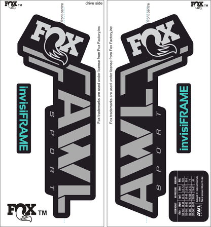 Fox AWL SPORT 2025 Decals