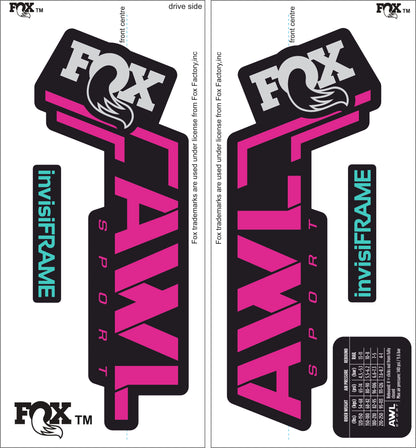 Fox AWL SPORT 2025 Decals