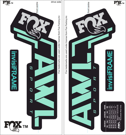 Fox AWL SPORT 2025 Decals