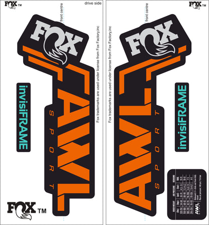 Fox AWL SPORT 2025 Decals