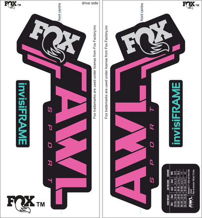 Fox AWL SPORT 2025 Decals