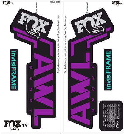 Fox AWL SPORT 2025 Decals