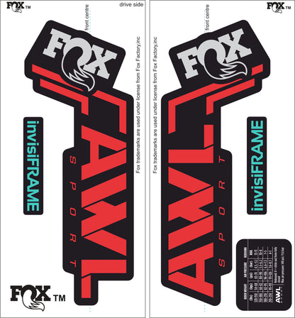 Fox AWL SPORT 2025 Decals