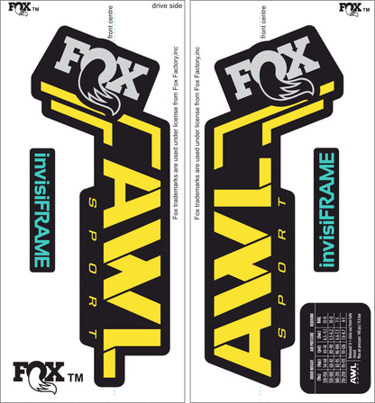 Fox AWL SPORT 2025 Decals