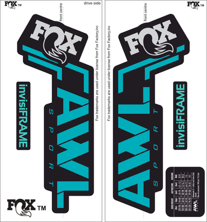 Fox AWL SPORT 2025 Decals