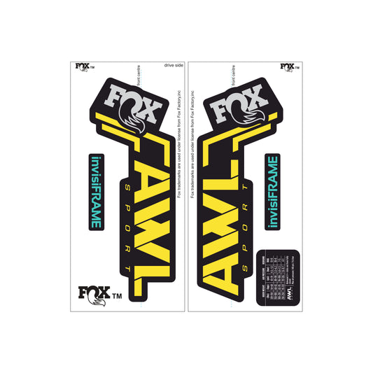 Fox AWL SPORT 2025 Decals