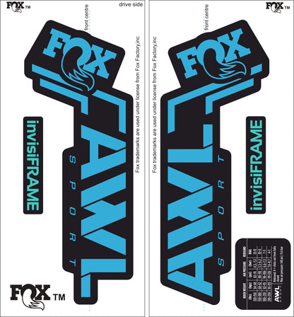Fox AWL SPORT 2025 Decals