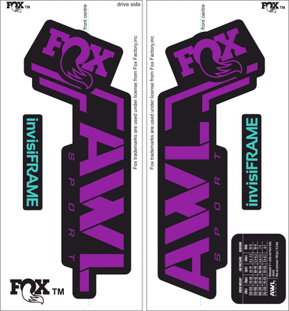 Fox AWL SPORT 2025 Decals