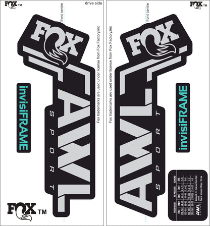 Fox AWL SPORT 2025 Decals