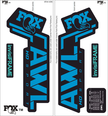 Fox AWL SPORT HD 2025 Decals