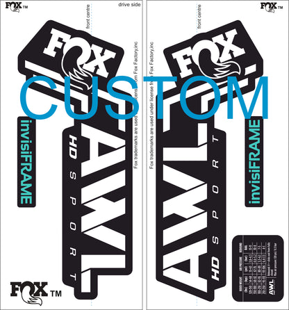 Fox AWL SPORT HD 2025 Decals