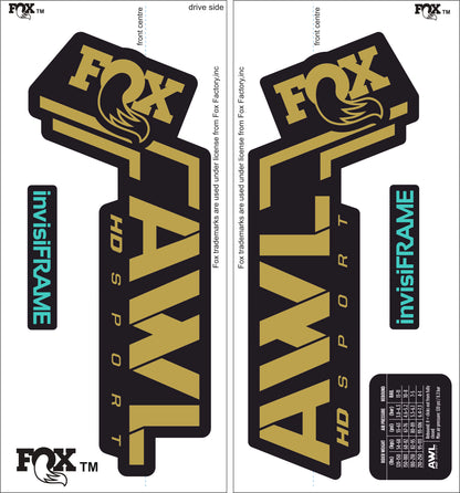 Fox AWL SPORT HD 2025 Decals