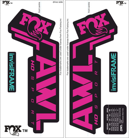 Fox AWL SPORT HD 2025 Decals