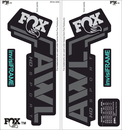 Fox AWL SPORT HD 2025 Decals