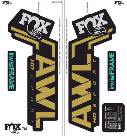 Fox AWL SPORT HD 2025 Decals