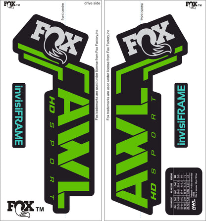 Fox AWL SPORT HD 2025 Decals