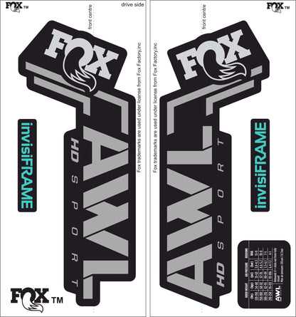 Fox AWL SPORT HD 2025 Decals