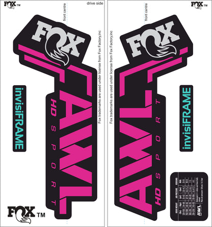 Fox AWL SPORT HD 2025 Decals