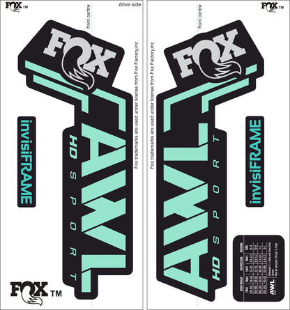 Fox AWL SPORT HD 2025 Decals