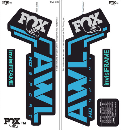 Fox AWL SPORT HD 2025 Decals