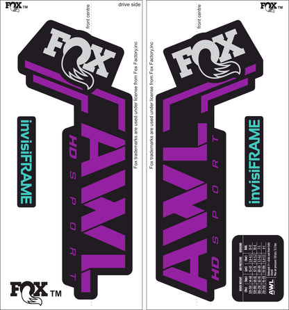 Fox AWL SPORT HD 2025 Decals