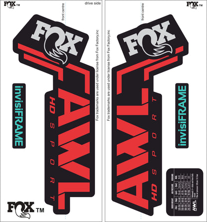 Fox AWL SPORT HD 2025 Decals