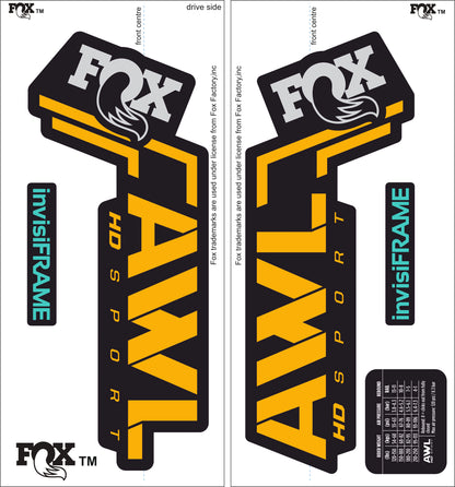 Fox AWL SPORT HD 2025 Decals