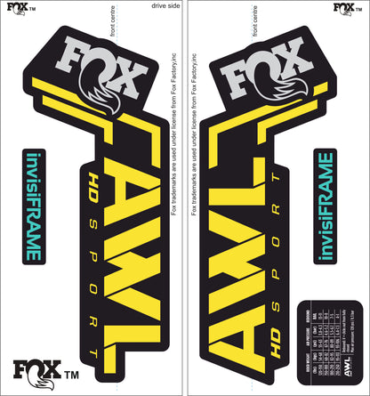 Fox AWL SPORT HD 2025 Decals