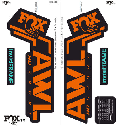 Fox AWL SPORT HD 2025 Decals