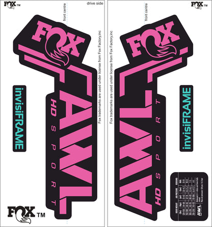 Fox AWL SPORT HD 2025 Decals