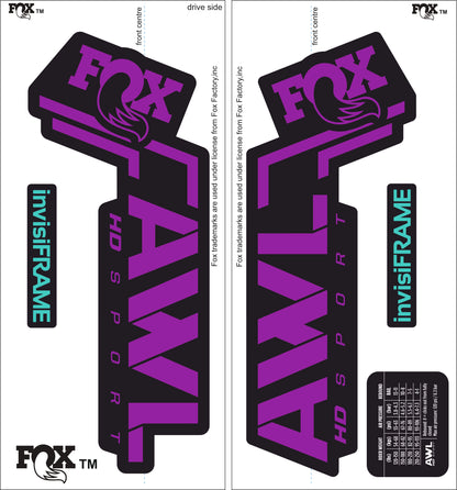 Fox AWL SPORT HD 2025 Decals