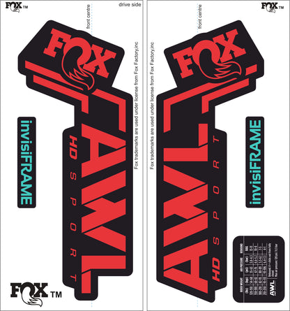 Fox AWL SPORT HD 2025 Decals