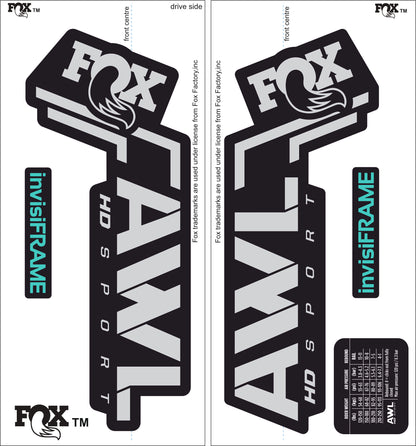Fox AWL SPORT HD 2025 Decals