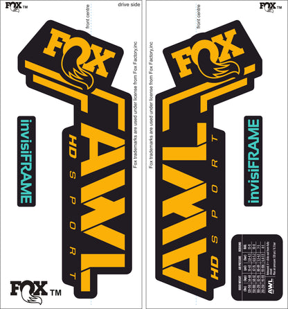 Fox AWL SPORT HD 2025 Decals