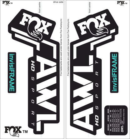 Fox AWL SPORT HD 2025 Decals