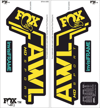 Fox AWL SPORT HD 2025 Decals